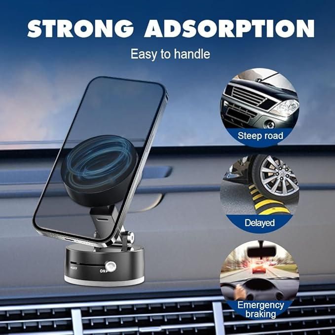 Vacuum Magnetic Suction Phone Holder ⭐⭐⭐⭐⭐(4035)
