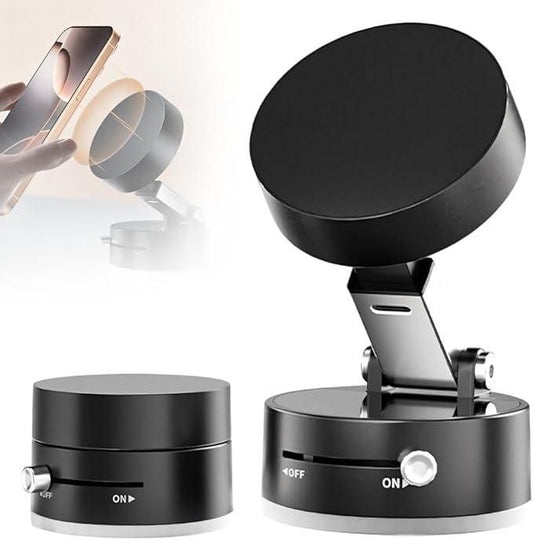 Vacuum Magnetic Suction Phone Holder ⭐⭐⭐⭐⭐(4035)