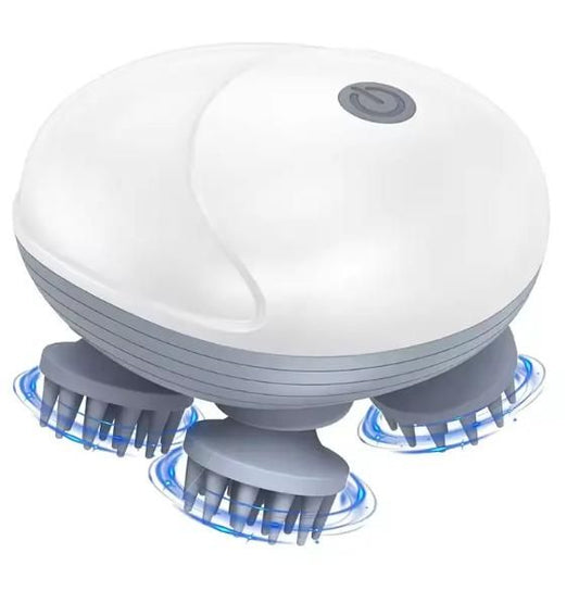 Waterproof Rechargeable Head Massager for Hair & Relaxation