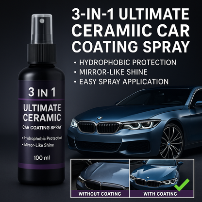 "3-in-1 Car Shine & Protection Spray. ⭐️⭐️⭐️⭐️⭐️(1058)