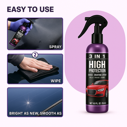 "3-in-1 Car Shine & Protection Spray. ⭐️⭐️⭐️⭐️⭐️(1058)